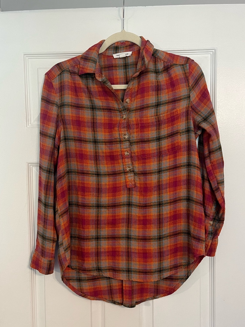 beachlunchlounge Multicolor Plaid Button-Up Shirt